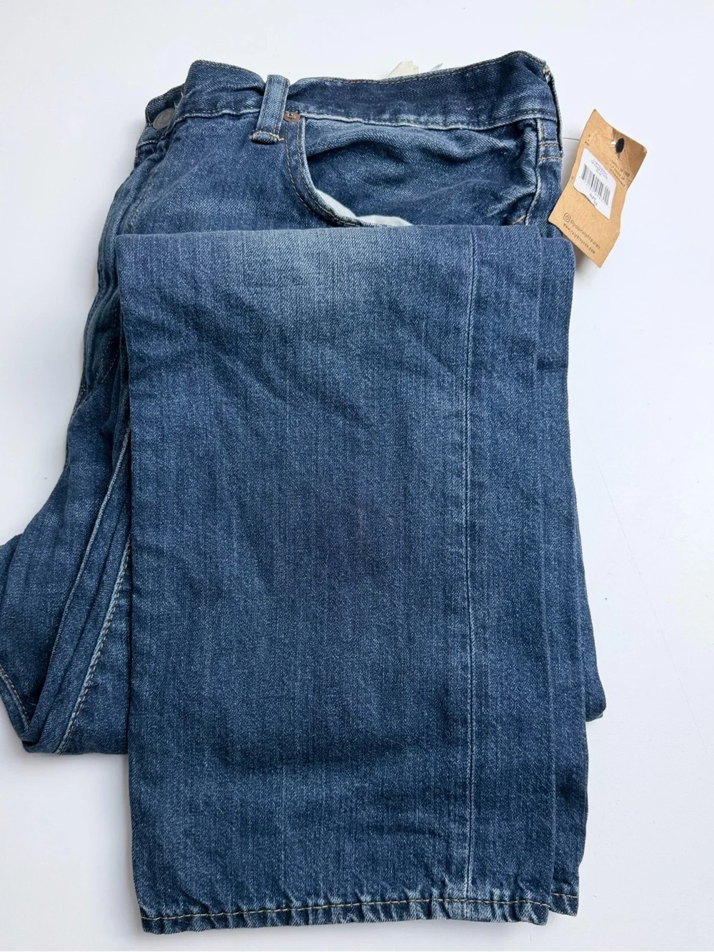 Polo Ralph Lauren The Varick Slim Straight Blue Denim Jeans Size 40x32 NWT